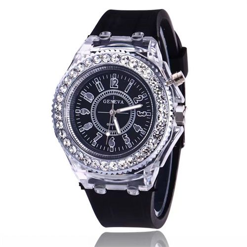 Glowing Colorful Flashing Watch Boys And Girls Fashion Watch