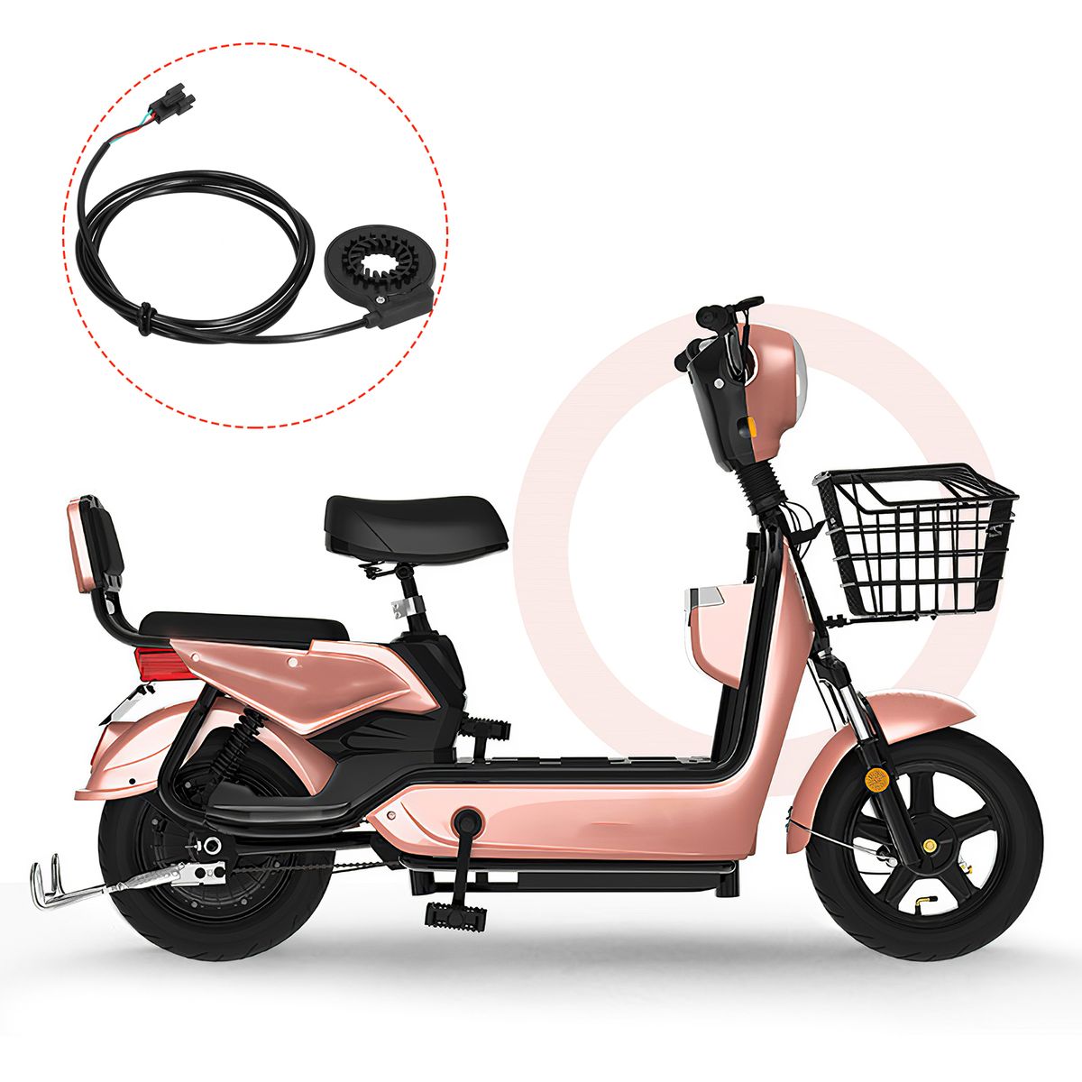 Conversion Bike Point PAS Magnetic Kit Electric Sensor 12