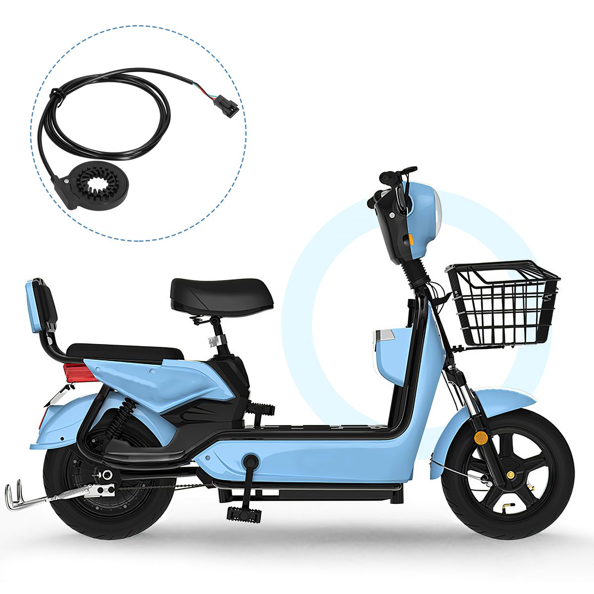 Conversion Bike Point PAS Magnetic Kit Electric Sensor 12