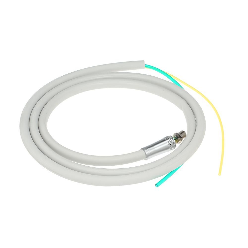 2 Holes Dental Handpiece Hose Tube with Connector for High Speed Handpiece Dentistry Material