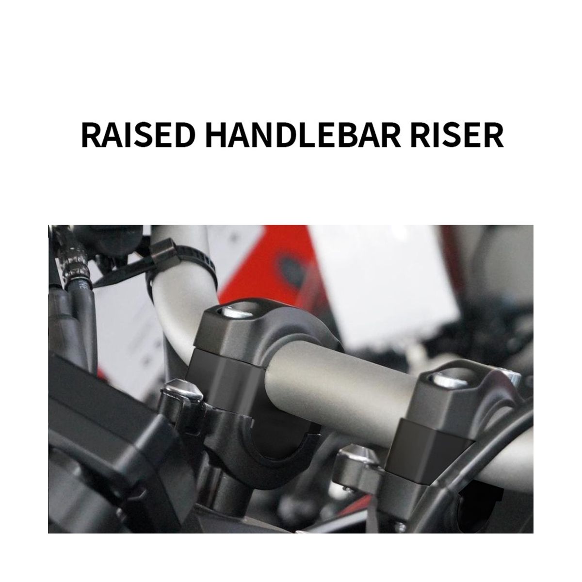 Handle Bar Riser Clamp Extend Handlebar Adapter for Yamaha MT-09
