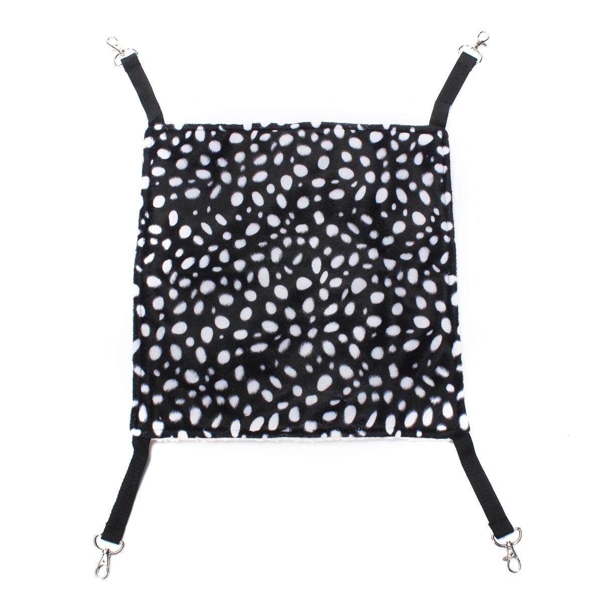 Warm Pet Animal Cat Kitty Hanging Ferret Hammock Polka Dot Design Bed Cage Pad Dots