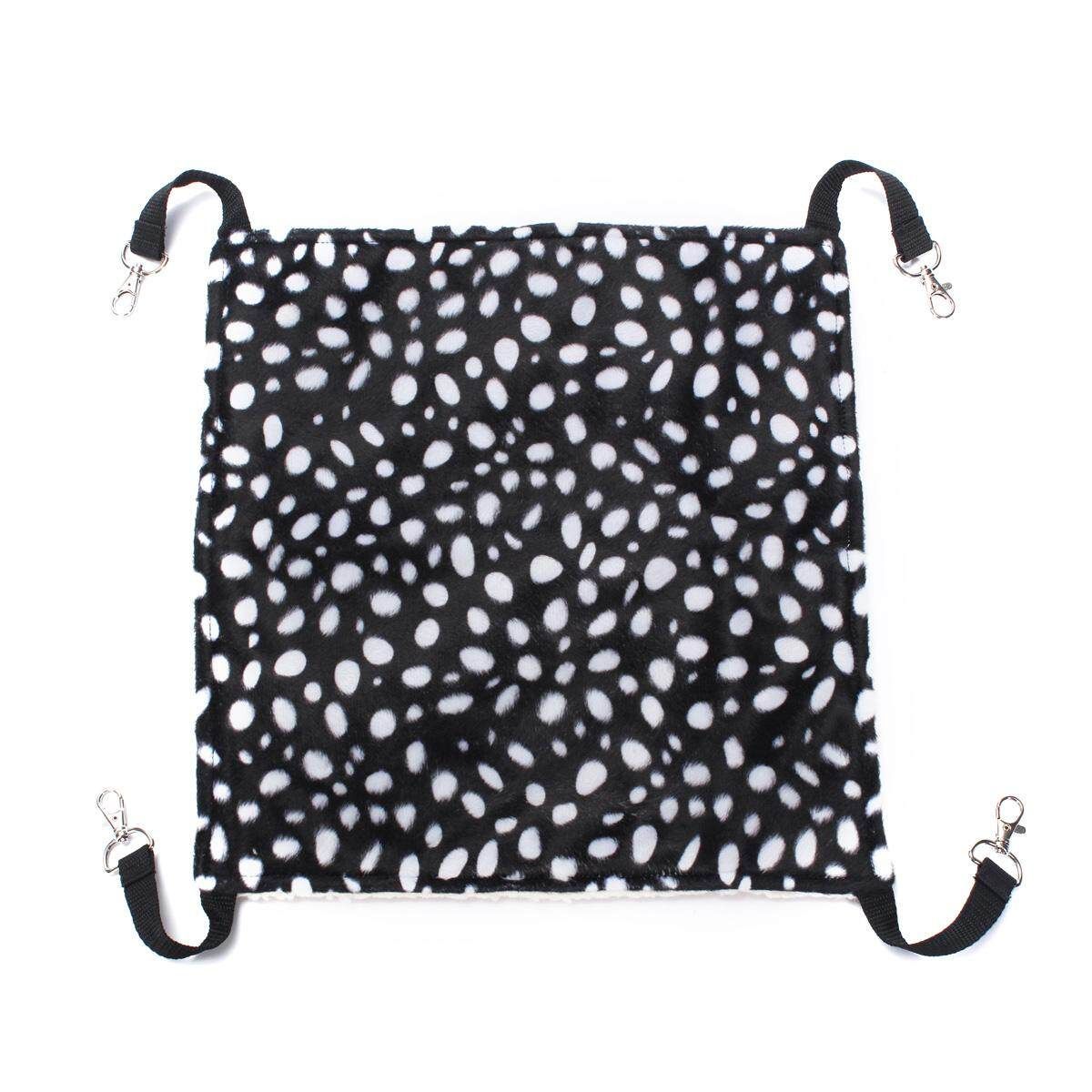 Warm Pet Animal Cat Kitty Hanging Ferret Hammock Polka Dot Design Bed Cage Pad Dots