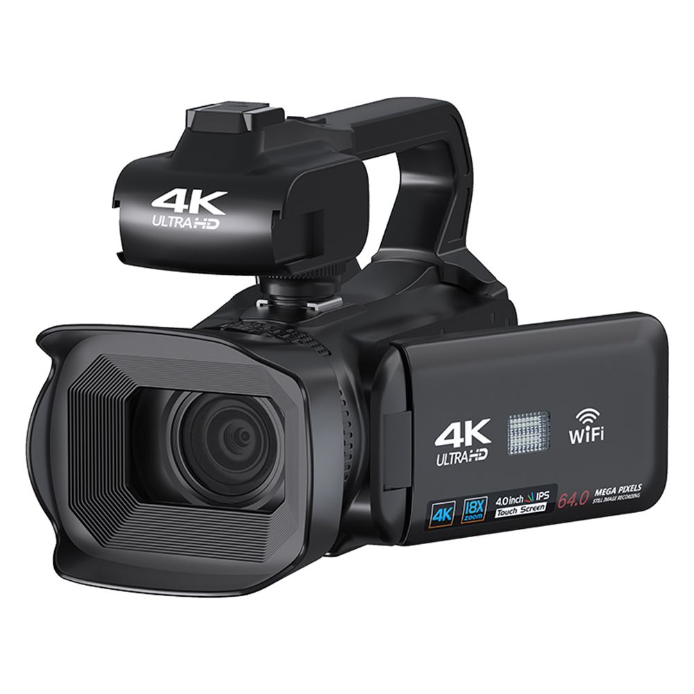 18X Zoom 4K Digital Cameras For Photography Professional YouTube Vlog Streaming Camcorder Video Recording WIFI Webcam Auto Focus 4K Video Camera