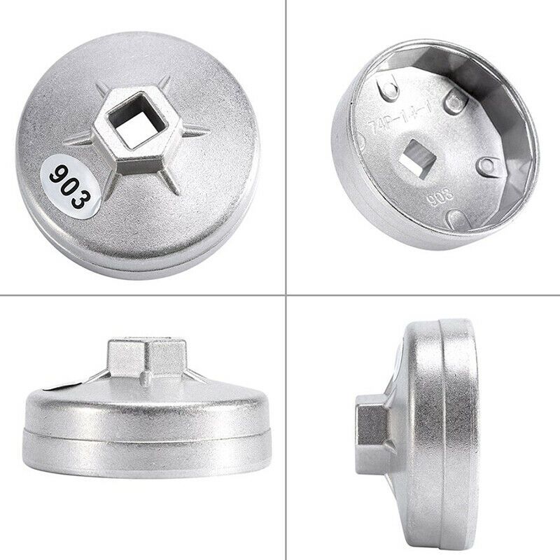 Cap Oil Grid Wrench Filter Housing Tool Remover 14 Flutes