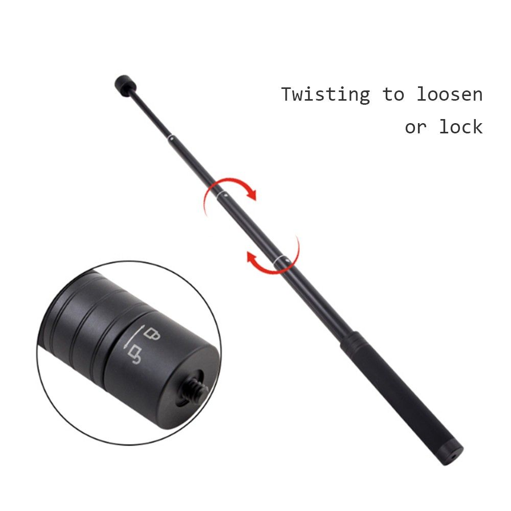 Adjustable DSLR Camera Extension Pole Rod Stick 1/4" 3/8"