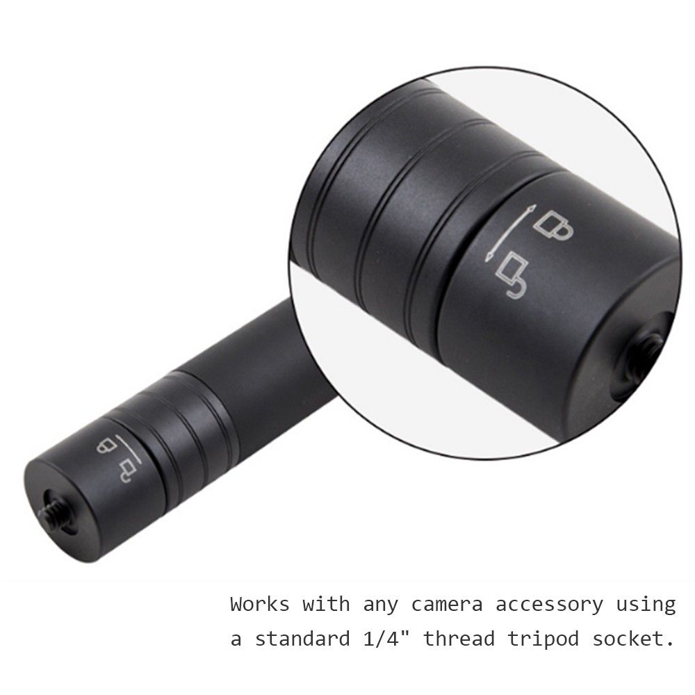 Adjustable DSLR Camera Extension Pole Rod Stick 1/4" 3/8"