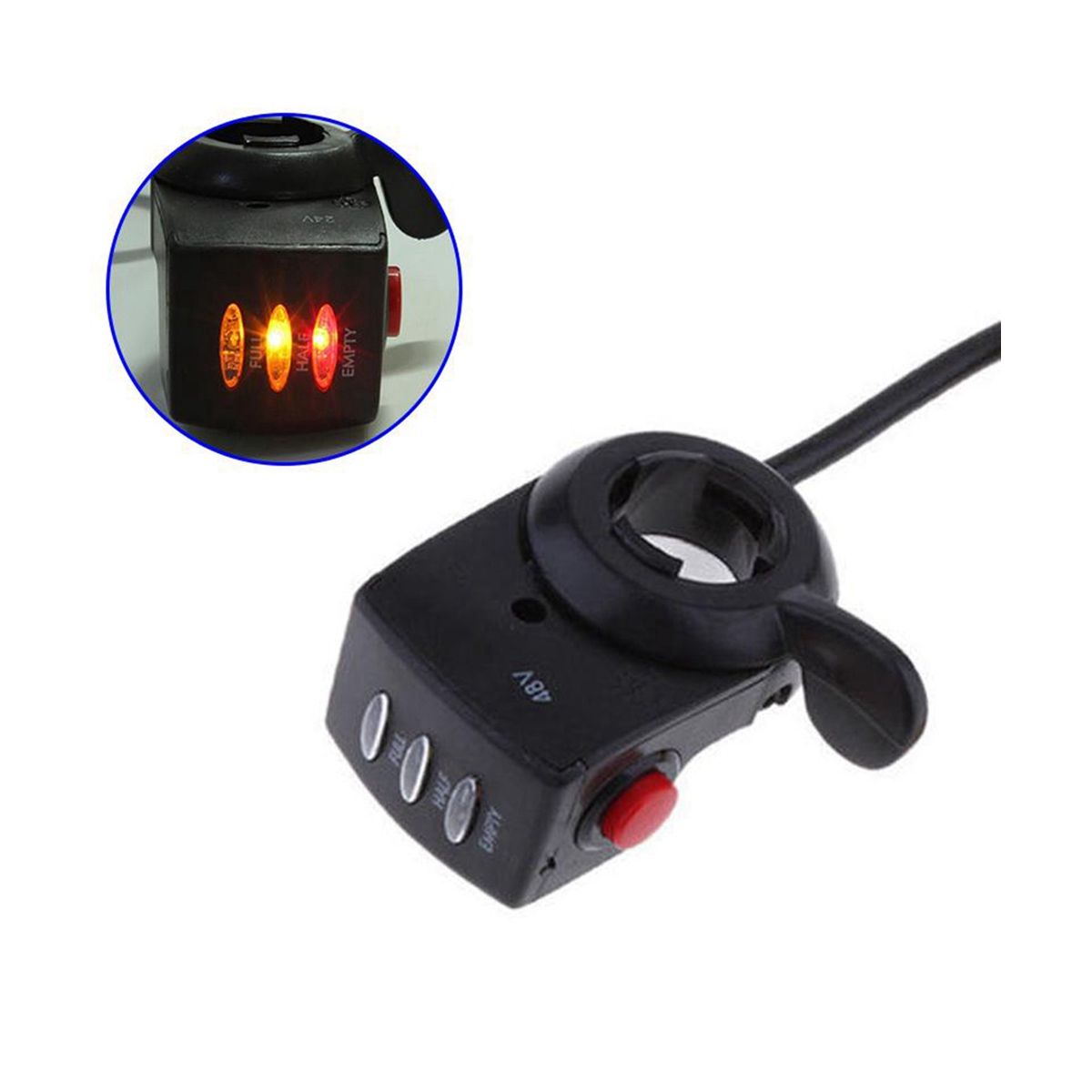 36V Thumb Throttle Twist Handlebar Accessories Electric