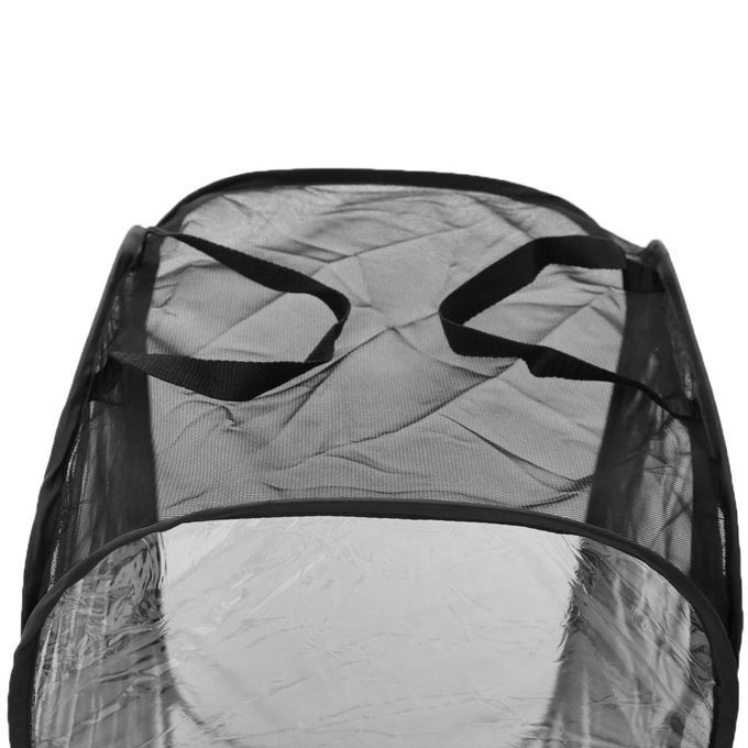 2 Pieces Collapsible Insect And Butterfly Habitat Net Up Black Child