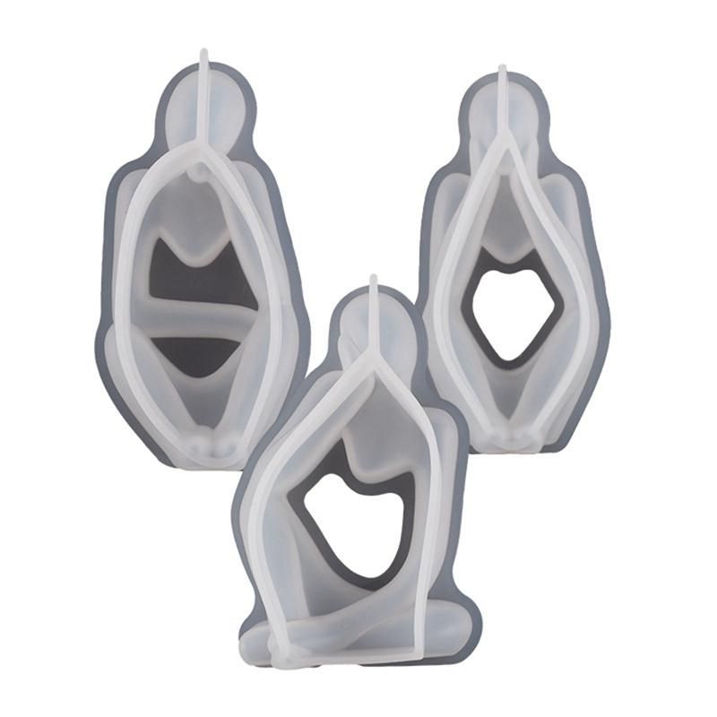 3PCS Thinkers Portrait Ornaments Epoxy Resin Silicone Mold