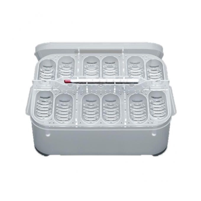 4X CM 12 Holes Reptile Egg Incubation Box Hatching Container With