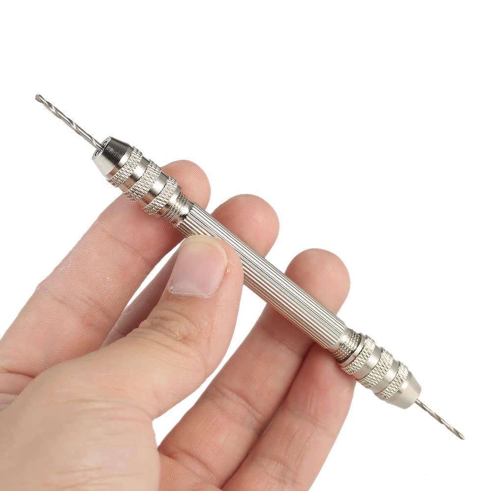 Professional Mini Hand Drill Set With 10pcs High-speed Steel