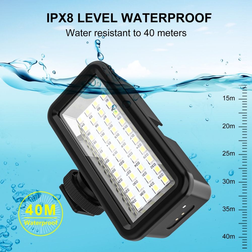 PU631B Waterproof Fill Light LED Diving Light