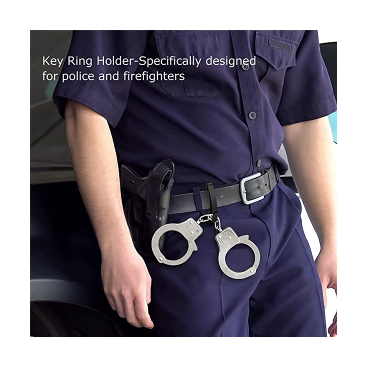 Duty Belt Keychain, Belt Quick Release Key Clip