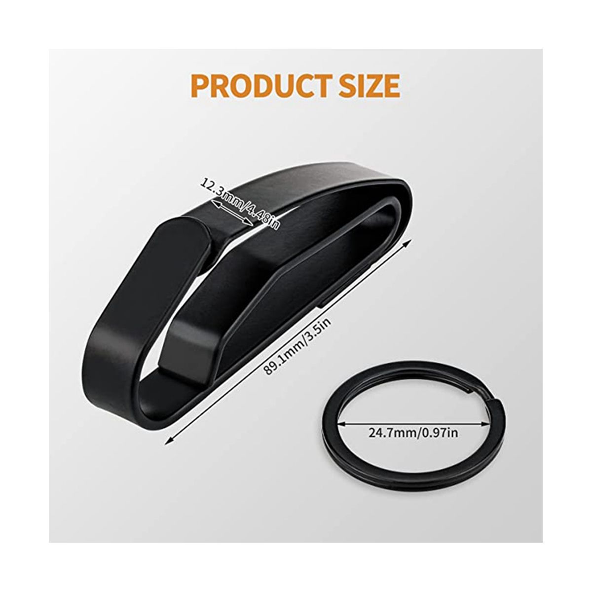 Duty Belt Keychain, Belt Quick Release Key Clip