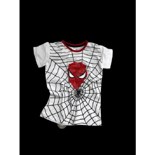 Spider Man Boys Polo Shirt - White