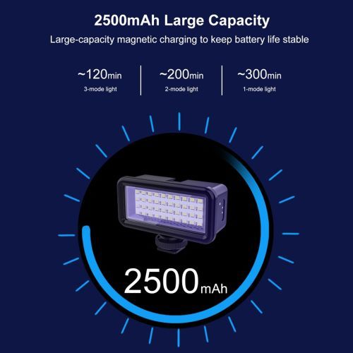 PULUZ PU631B Waterproof Fill Light LED Diving Light