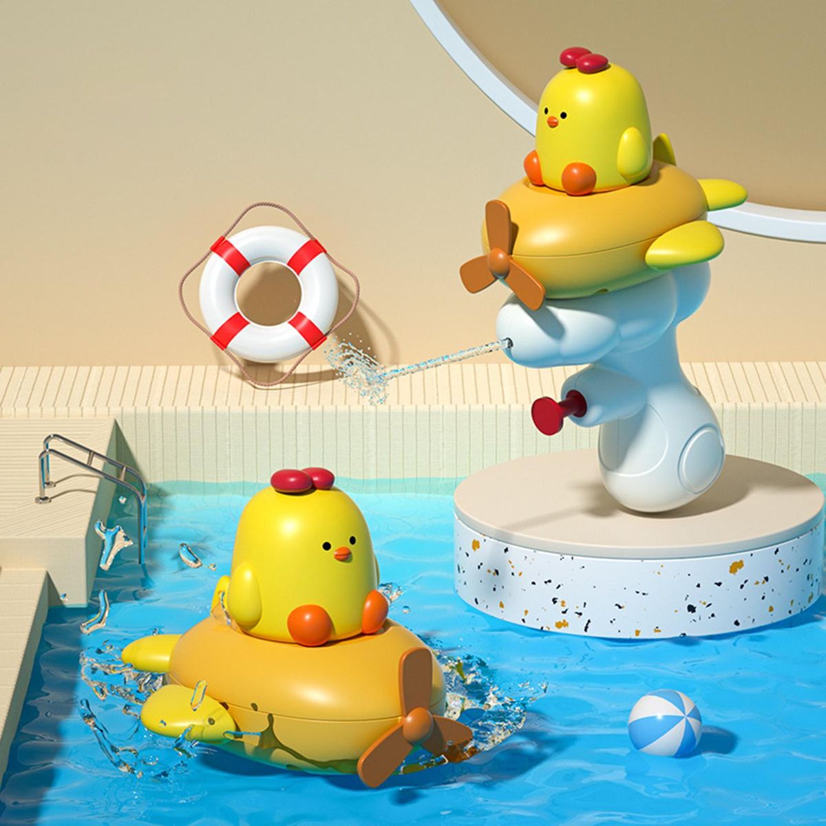 Summer Toy Water Toys Water Spray Soaker Chicken