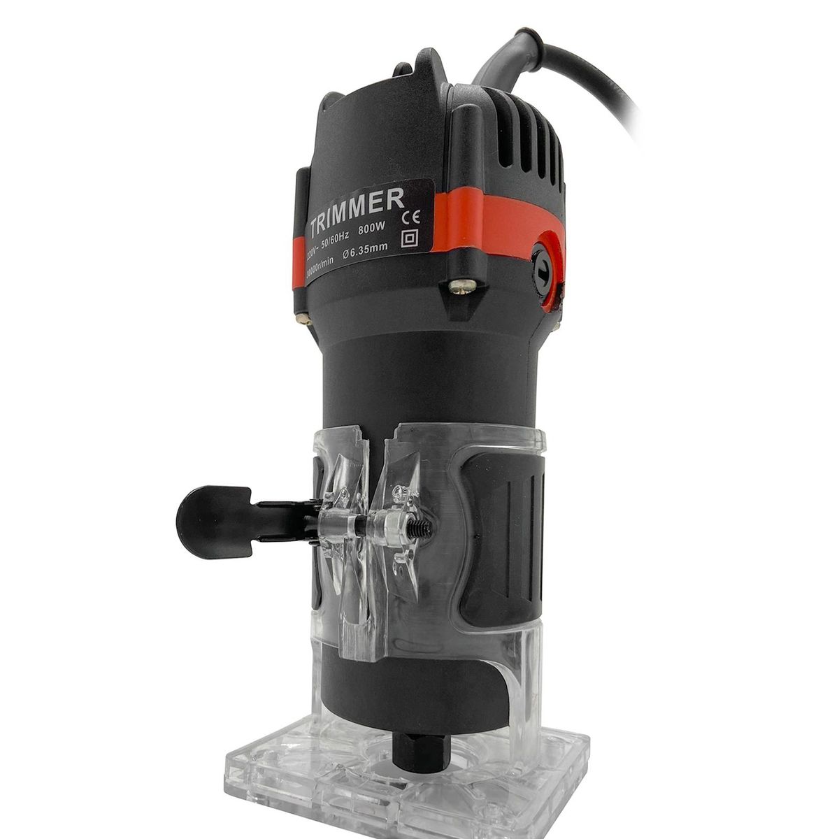 800W 30000r/min Multifunctional Electric Wood Trimmer Wood Router Laminate Trimmer Professional Slotting Trimming Grooving Machine for Woodworker Carpenter with 15pcs Milling Cutters 220V