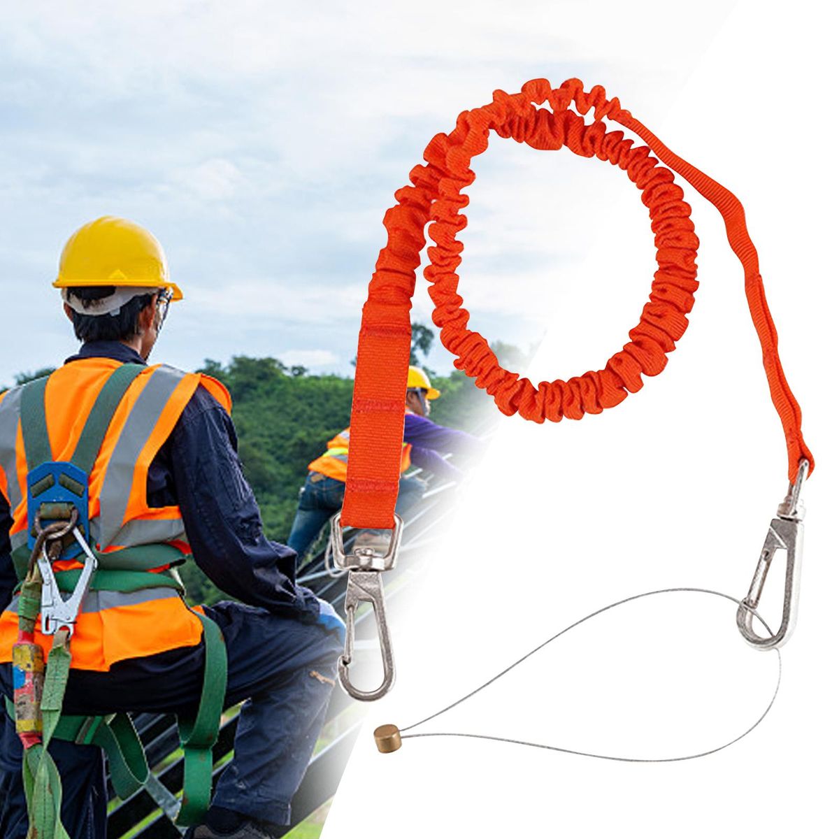 Climbing Restraint Lanyard Fall Arrest Protection With