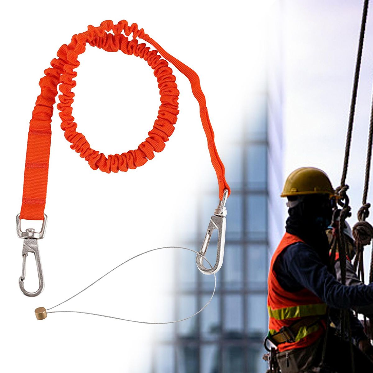 Climbing Restraint Lanyard Fall Arrest Protection With