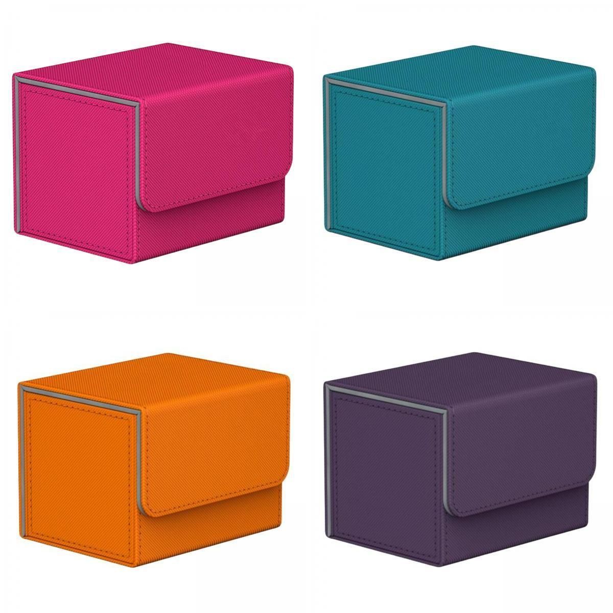 4pcs Card Deck Box Storage Holder Organizer W/ Magnet Closure Display