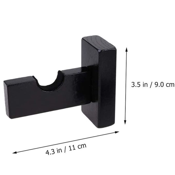 Premium Baseball Bat Display Rack Hanger Rounders Stand Bracket Black