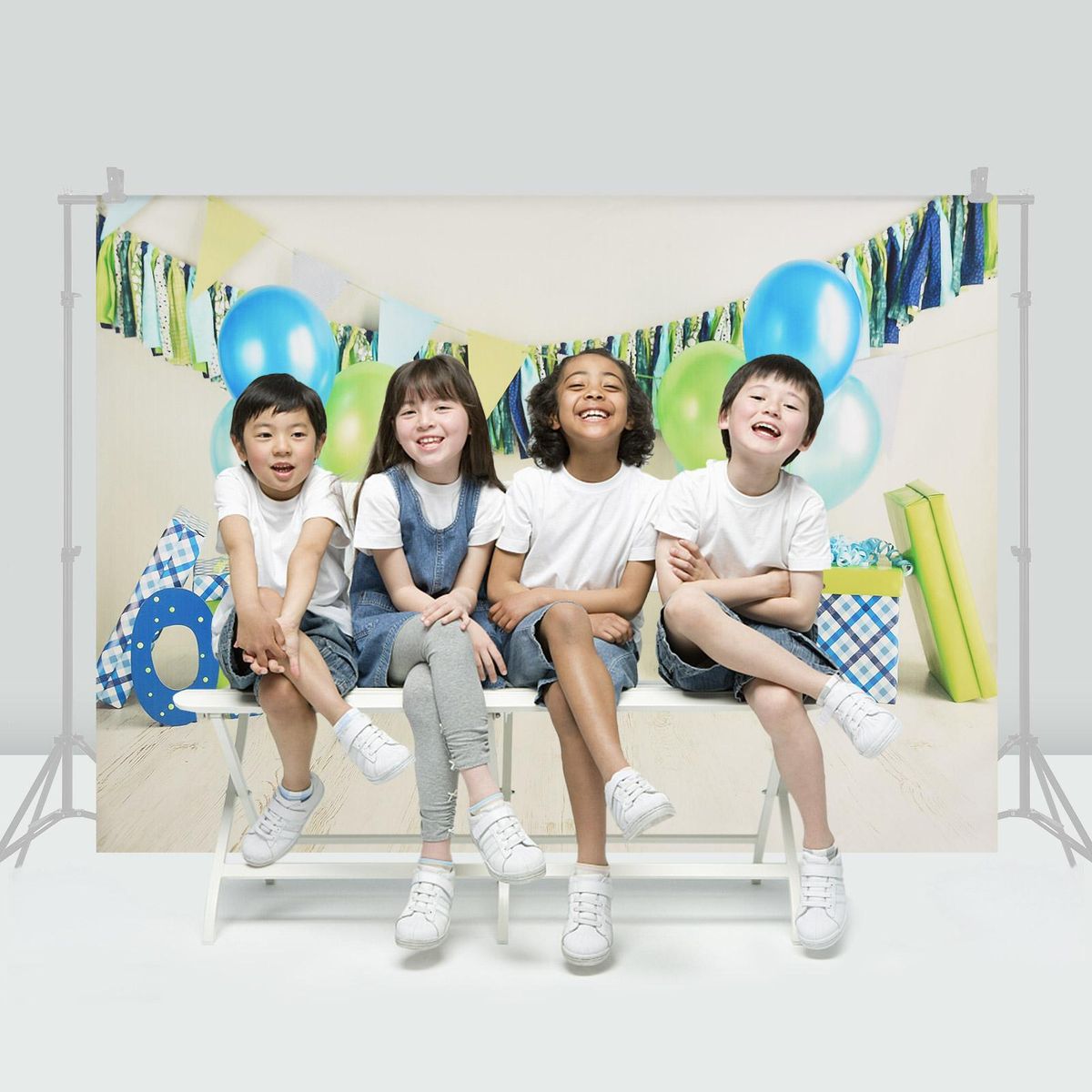 2.1 * 1.5m/ 7 * 5ft Photography Background Portrait Photography Backdrops Photo Studio Props for Baby Children Portrait Photos Party Decoration