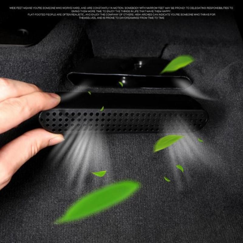 Car Seat AC Heat Floor Air Conditioner Duct Vent Outlet