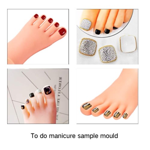 Mannequin Feet For Nail Art Practice Display