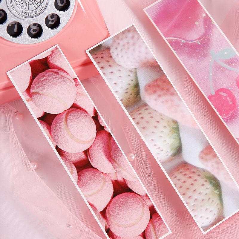 30sheets Kawaii Cute Pink Girl Drink Cloud Gold Bo