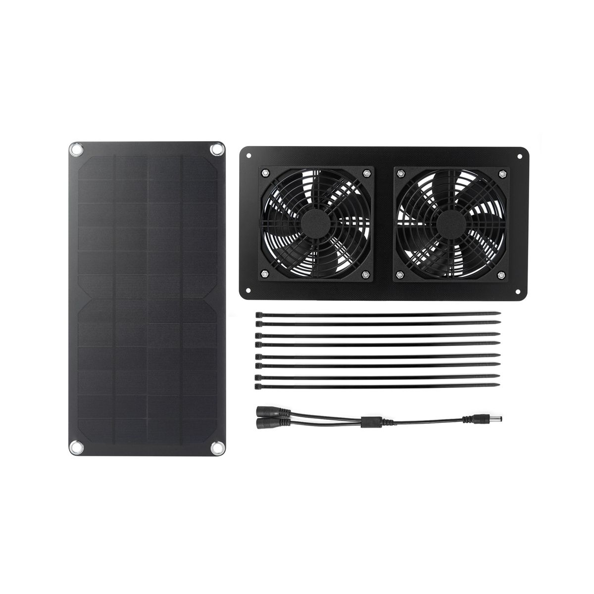 10W Solar Panel Powered Fan Ventilator 3W Ven