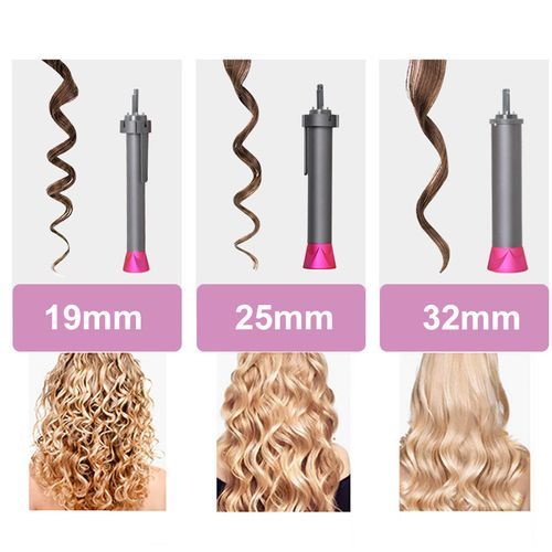 LED 45W 220V 3 In 1 Pro Ceramic Hair Curling Wand UK Plug 22