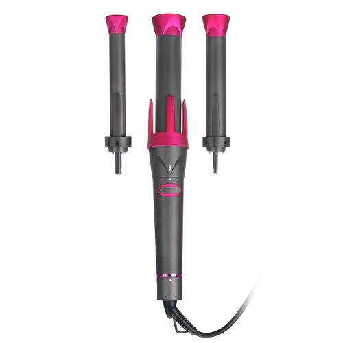 LED 45W 220V 3 In 1 Pro Ceramic Hair Curling Wand UK Plug 22