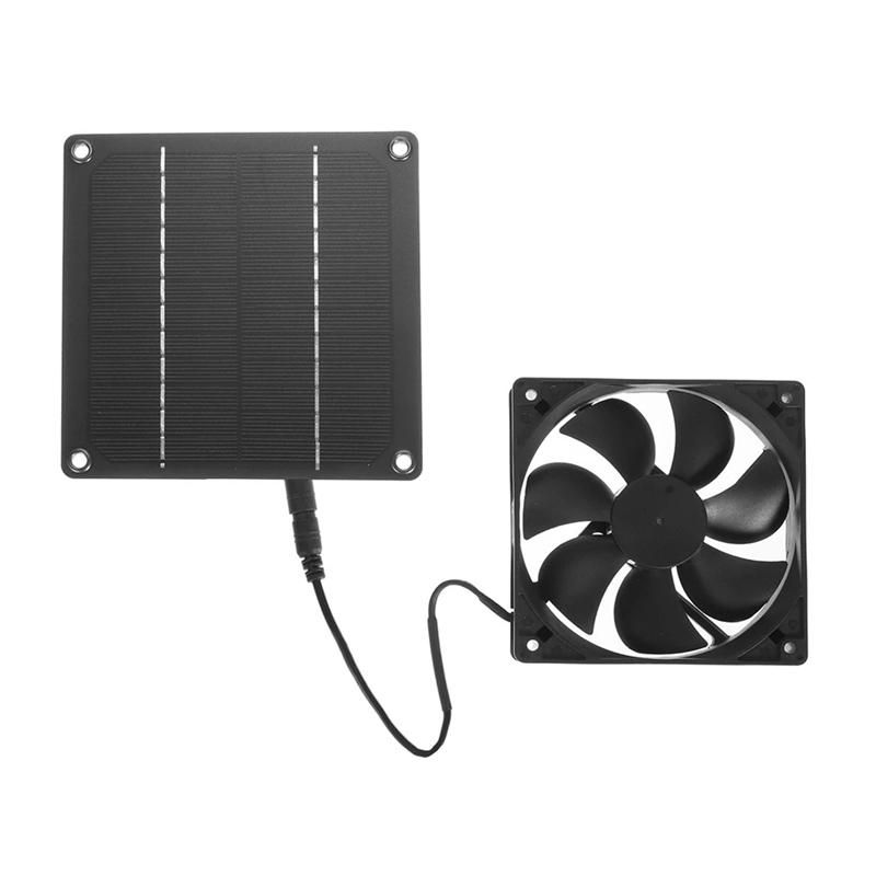 3W 12V Solar Panel Air Extractor Mini Ventila
