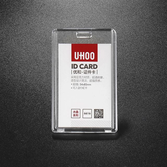 Transparent Nfc Card Holder Employee Name Id Card