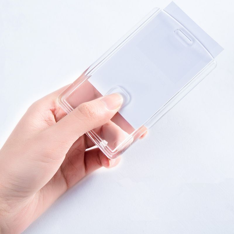 Transparent Nfc Card Holder Employee Name Id Card
