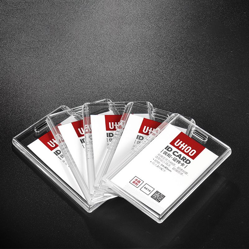 Transparent Nfc Card Holder Employee Name Id Card