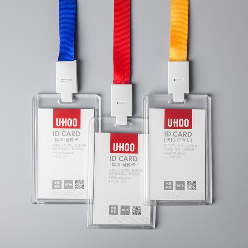 Transparent Nfc Card Holder Employee Name Id Card