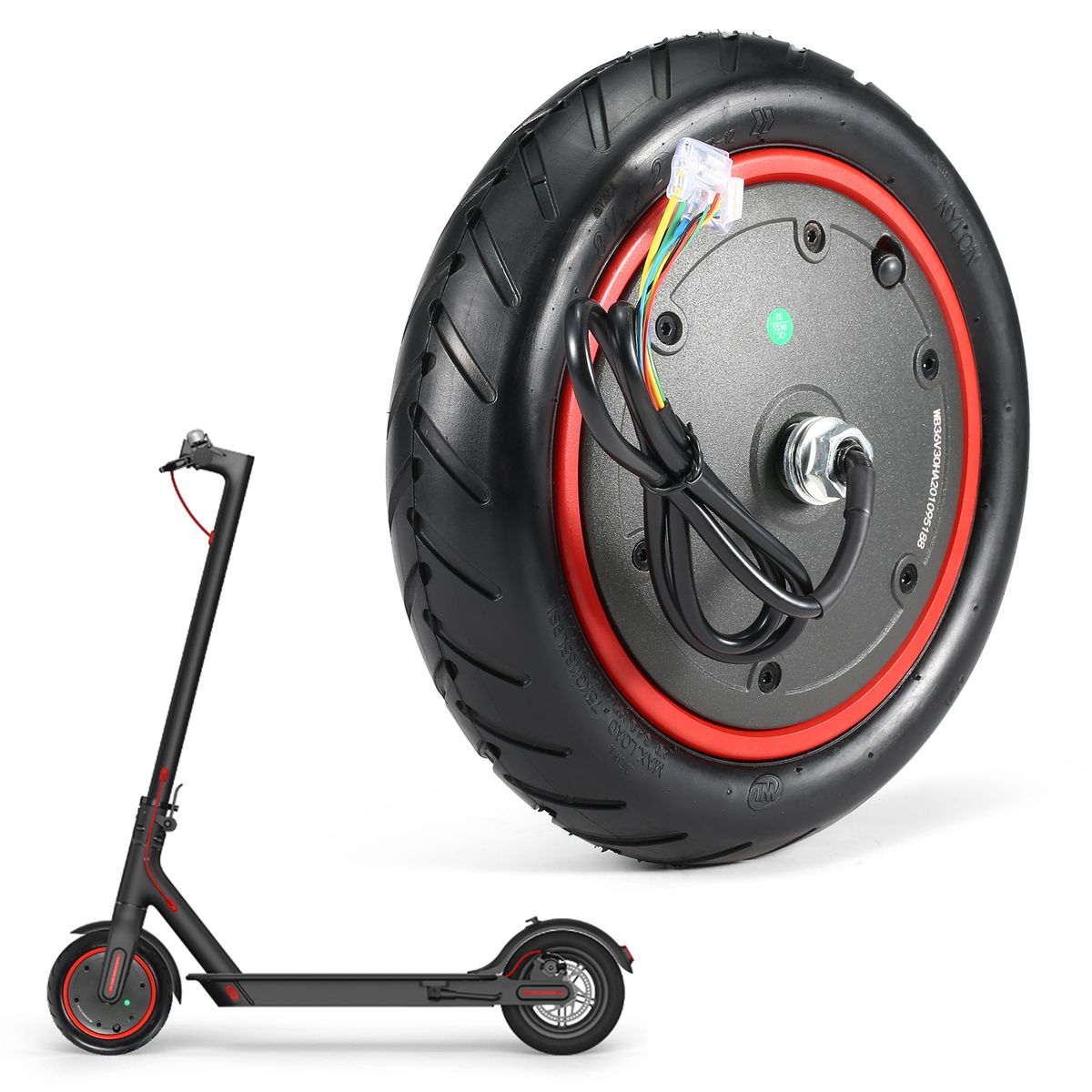 350W Electric Scooter Motor Wheel Engine Motor Driving Wheel