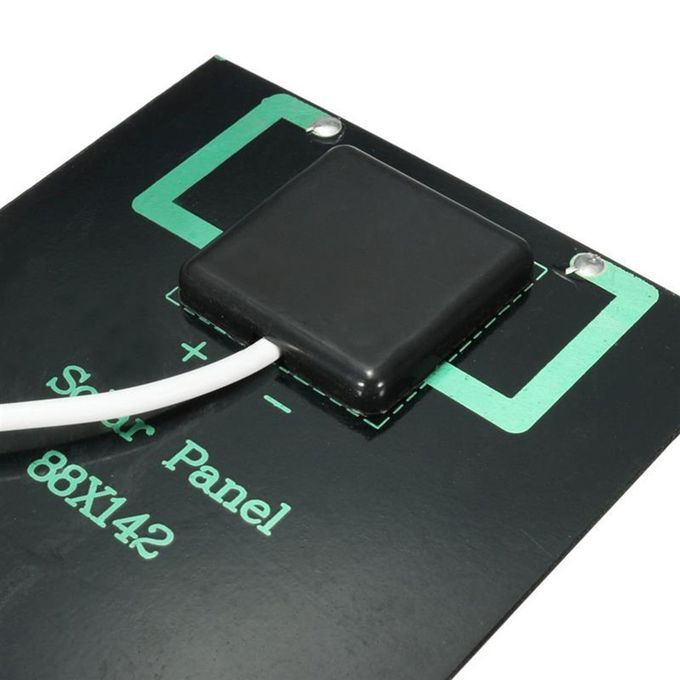 5W 5V Solar Panel Battery  Harger DIY Solar Module USB Solar  Harging Board-black