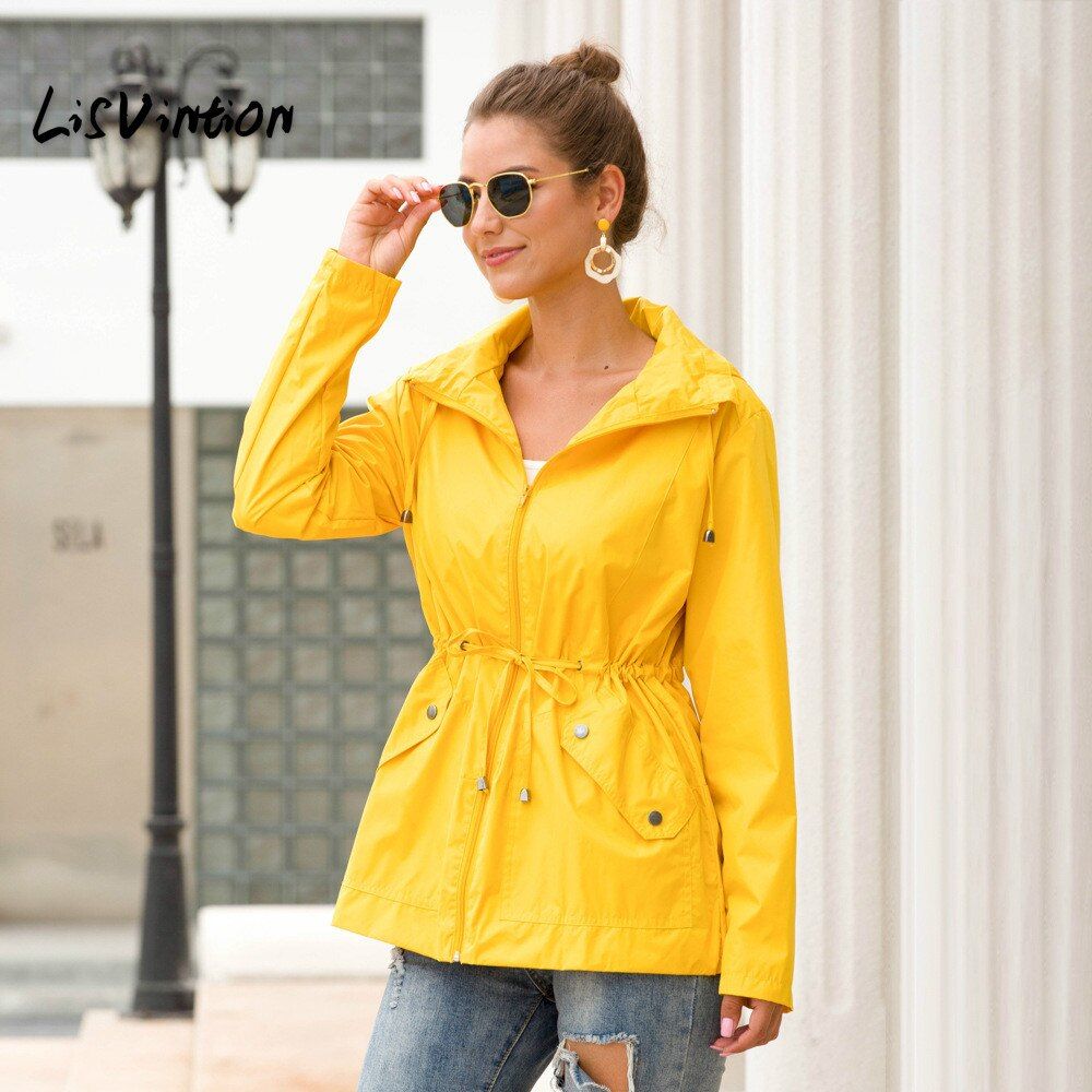 Women Jacket Coat Waterproof Transition Jacket Outdoor Hiking Clothes Lightweight Raincoat