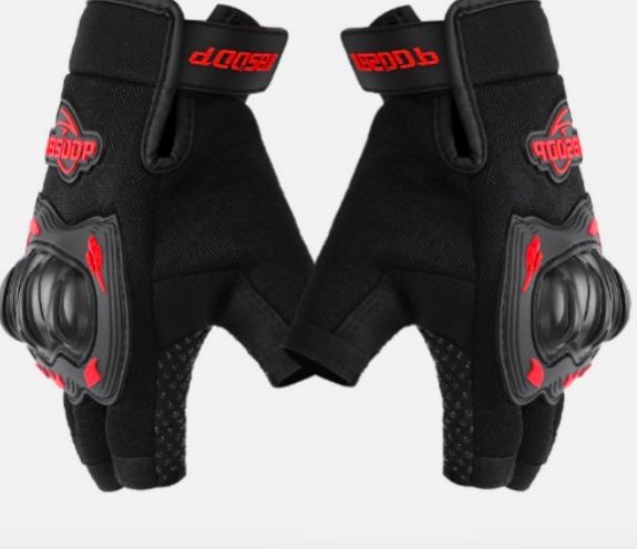 Protective Half-Finger Gloves For Bikers And Cycling