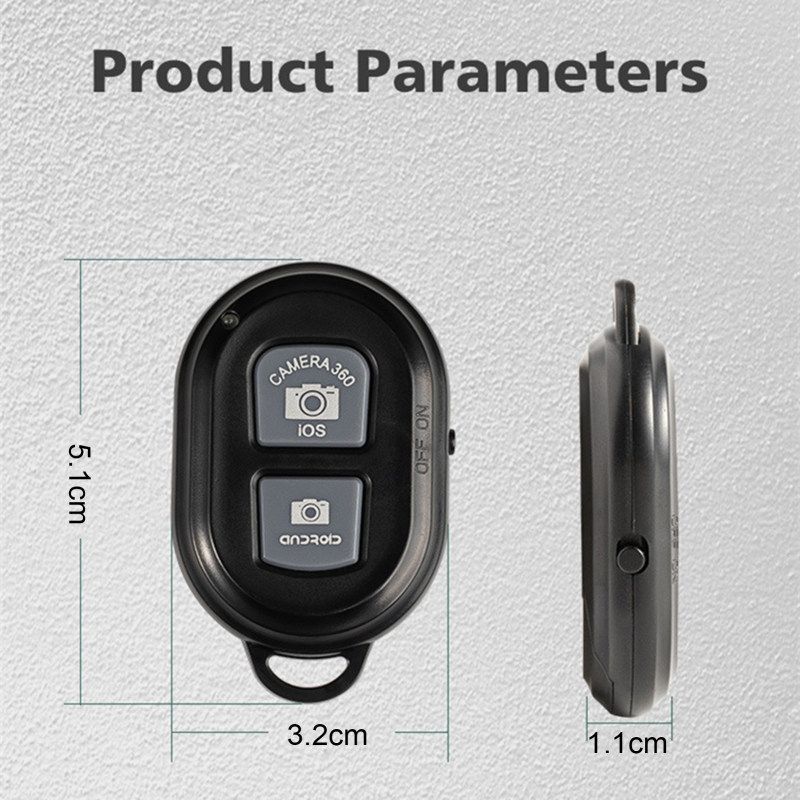 Bluetooth Camera Remote Shutter Control Selfie-Black
