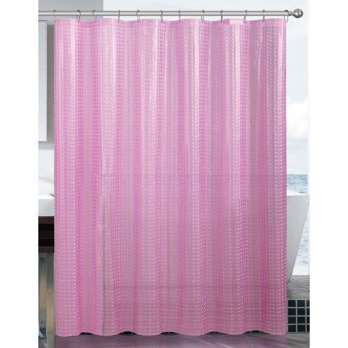 Antifungal Shower Curtain (Pink)