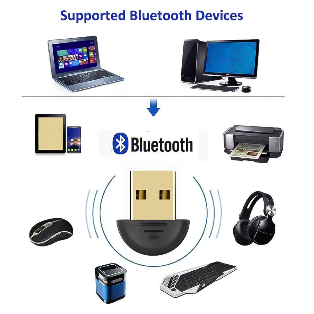 V4.0 Bluetooth Dongle Dual Mode Adaptador Mini USB