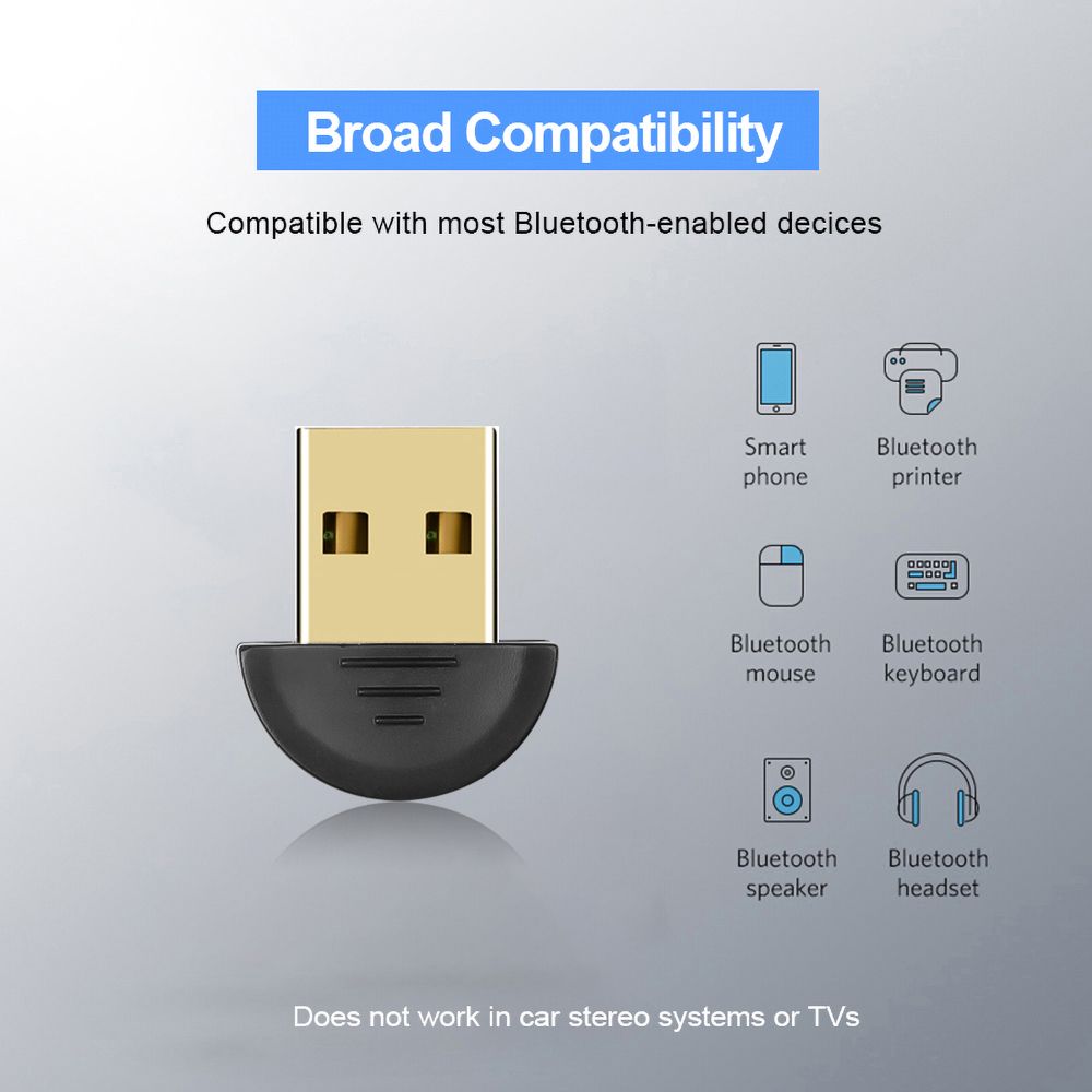 V4.0 Bluetooth Dongle Dual Mode Adaptador Mini USB