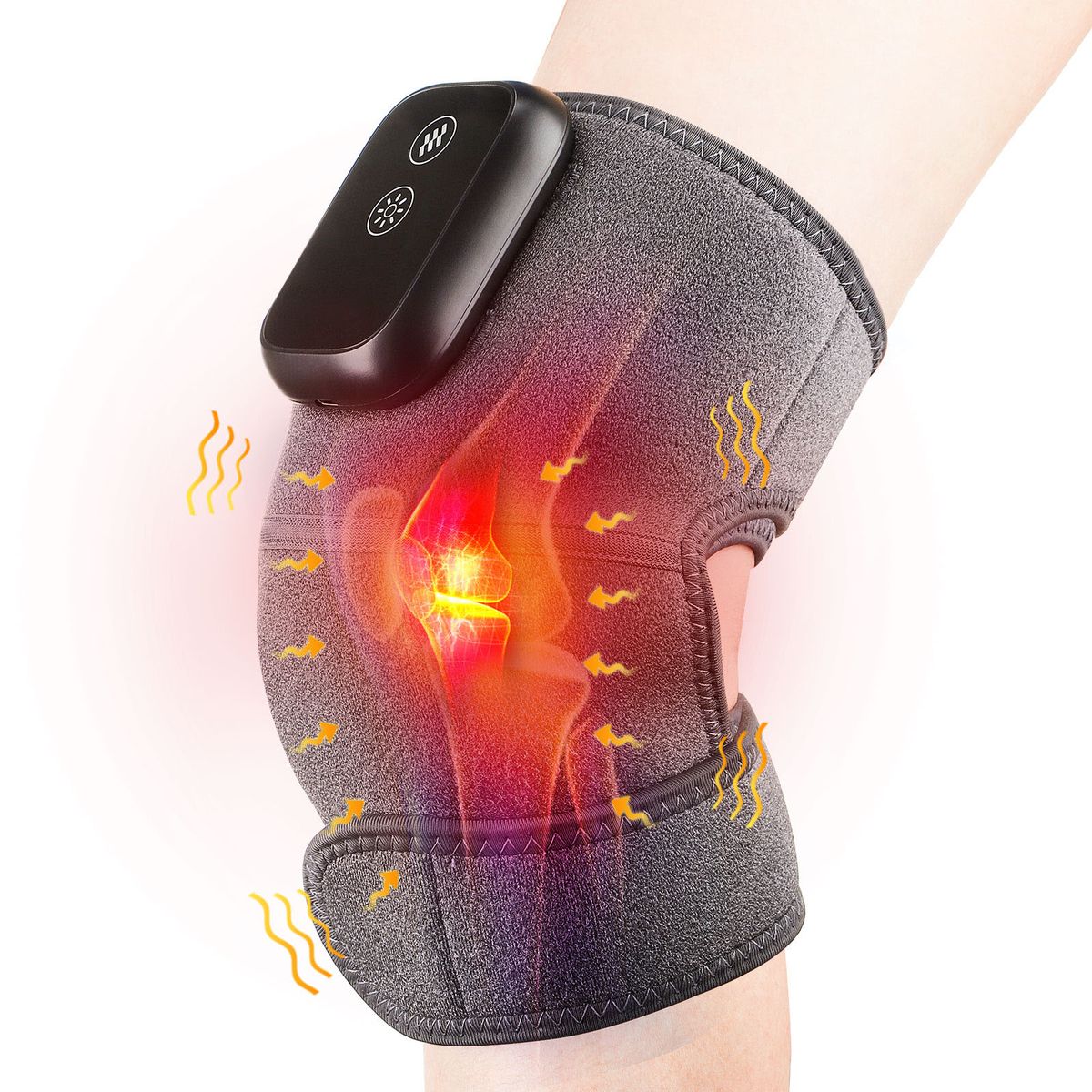 Wireless Heated Knee Massager For Joint Pain Relief