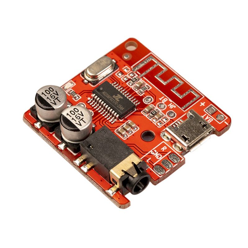 DIY Bluetooth 5.0 Car Speaker Music Player Stereo Audio-Red