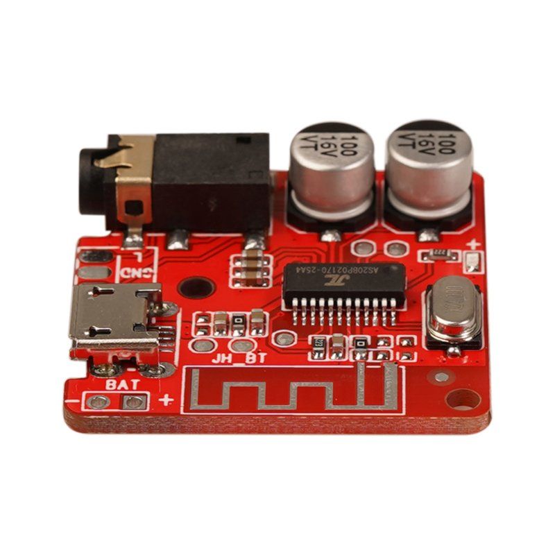 DIY Bluetooth 5.0 Car Speaker Music Player Stereo Audio-Red